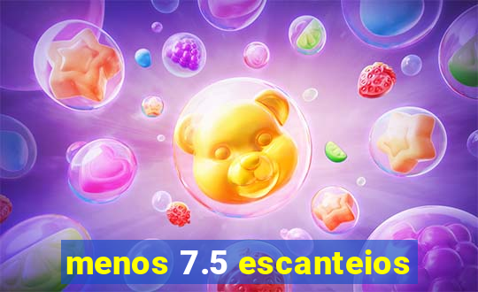 menos 7.5 escanteios